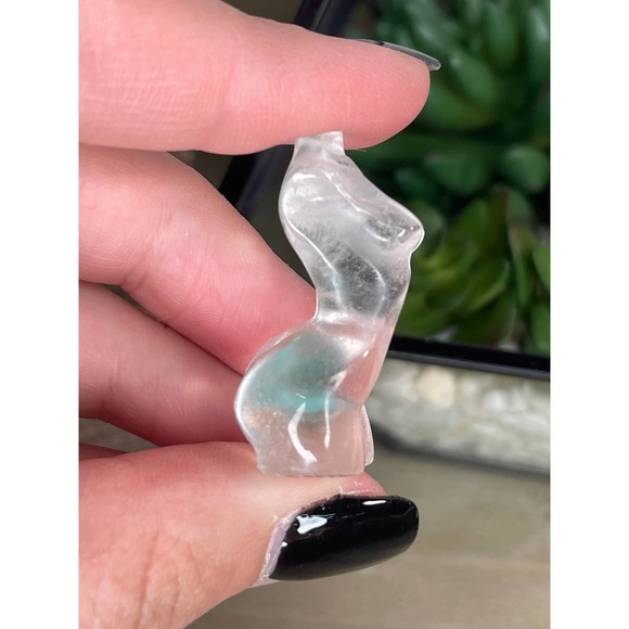 Mini Goddess body carving / sculpture crystal - Picture 3 of 10